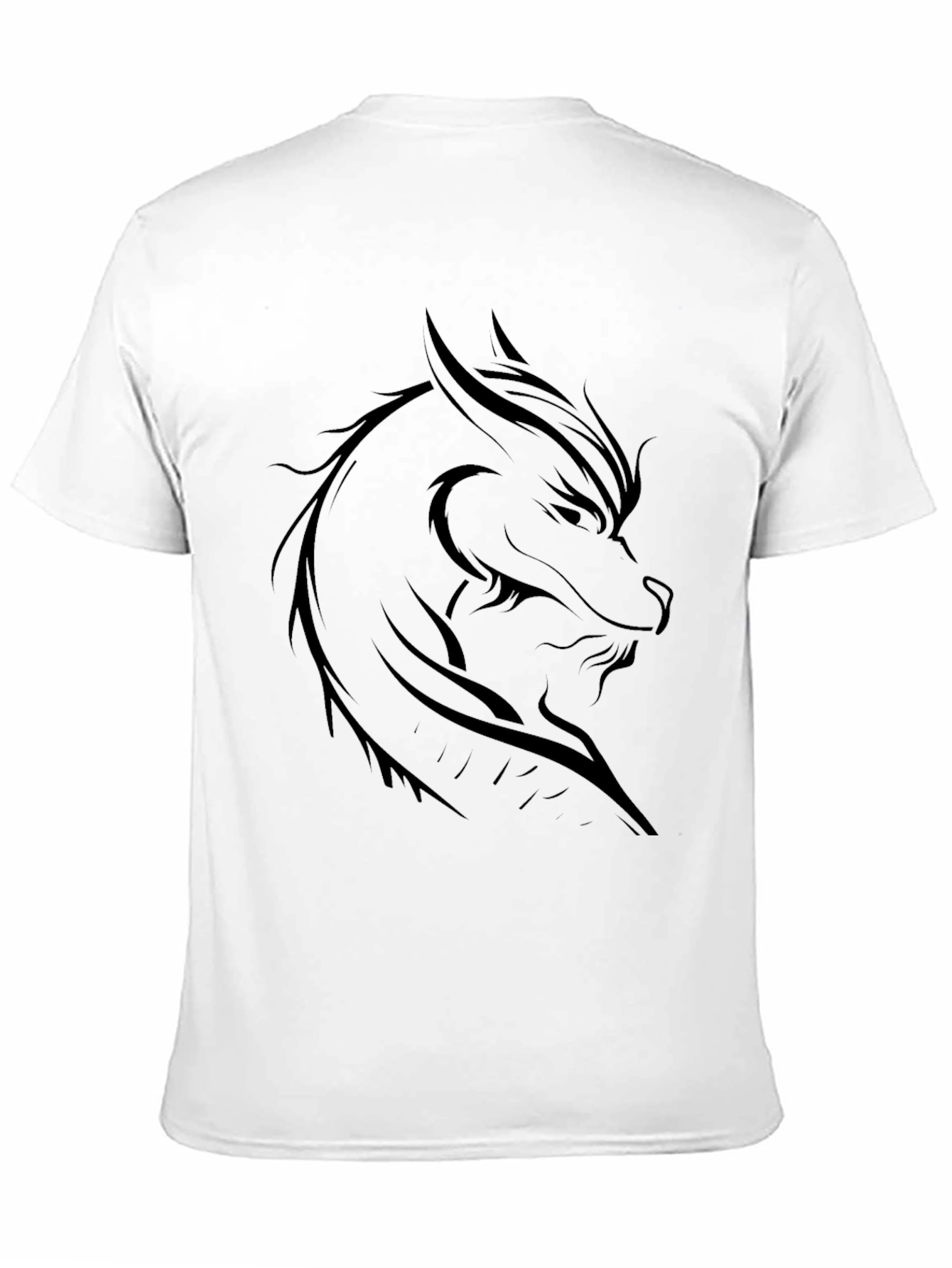 Dragon Graphic T-Shirt - Mens Black Tee