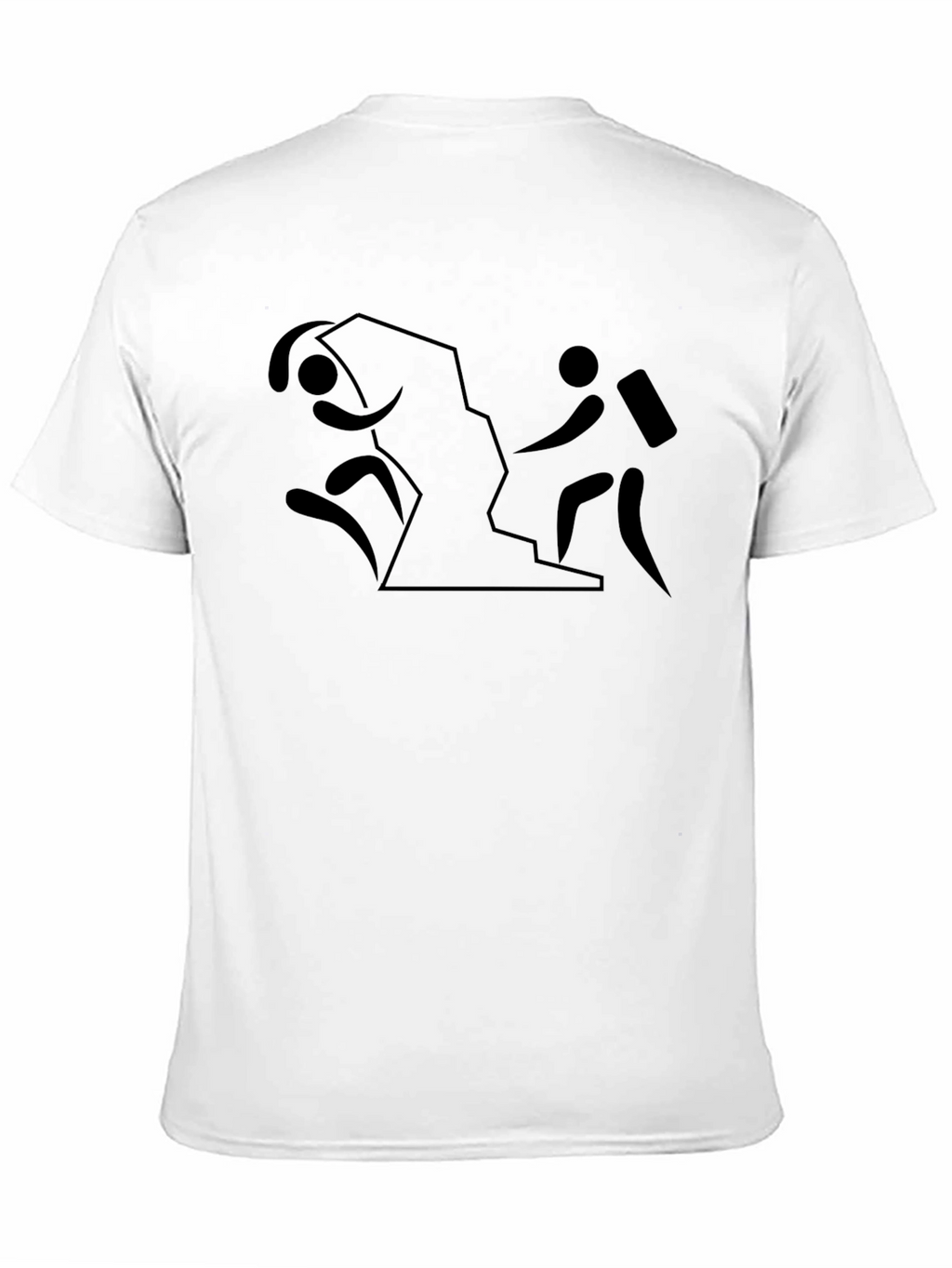 Hiking Adventure Tee - Black Cotton Shirt