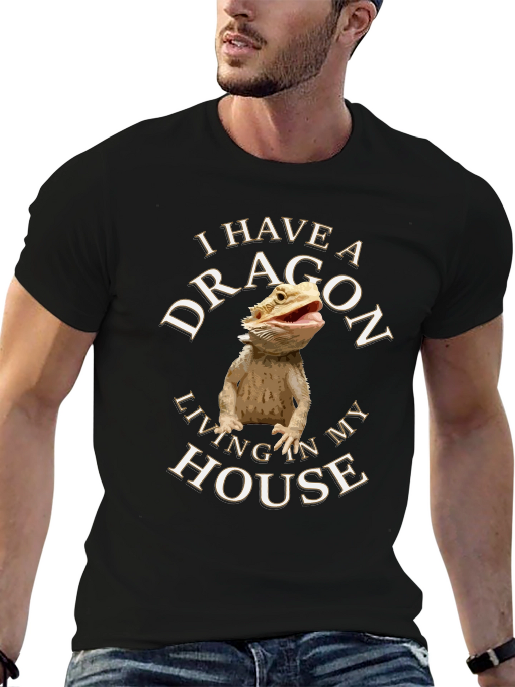 I Have a Dragon T-Shirt - Bearded Dragon Lover