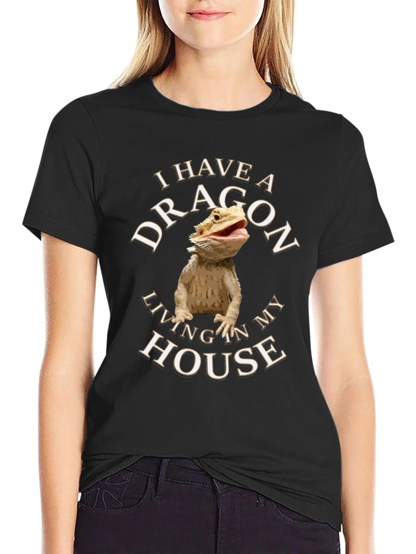 I Have a Dragon T-Shirt - Bearded Dragon Lover
