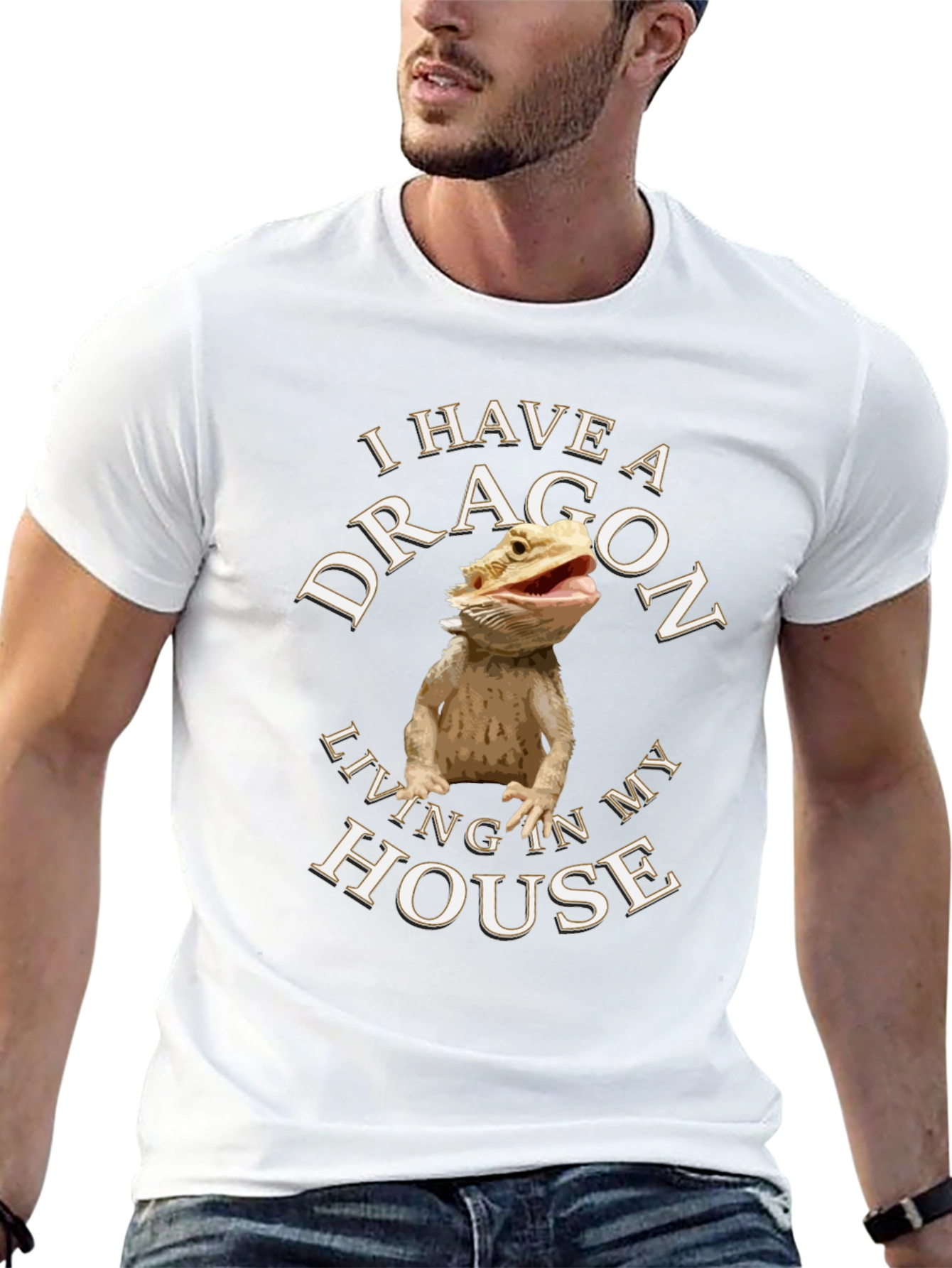 I Have a Dragon T-Shirt - Bearded Dragon Lover