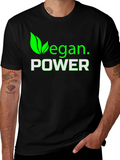 Vegan Power T-Shirt - Green Design