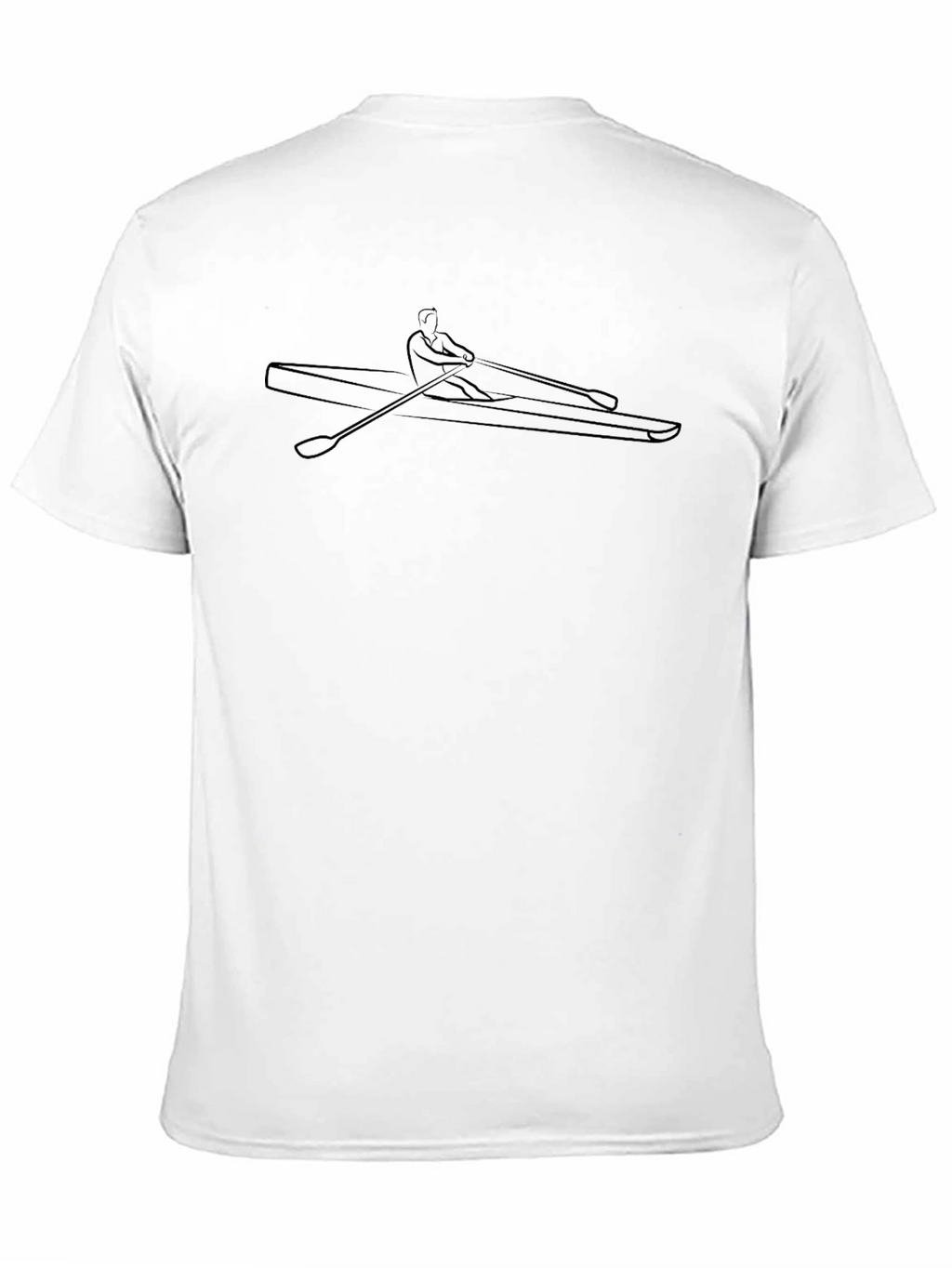 Rowing Silhouette Graphic Tee - Athletes Style