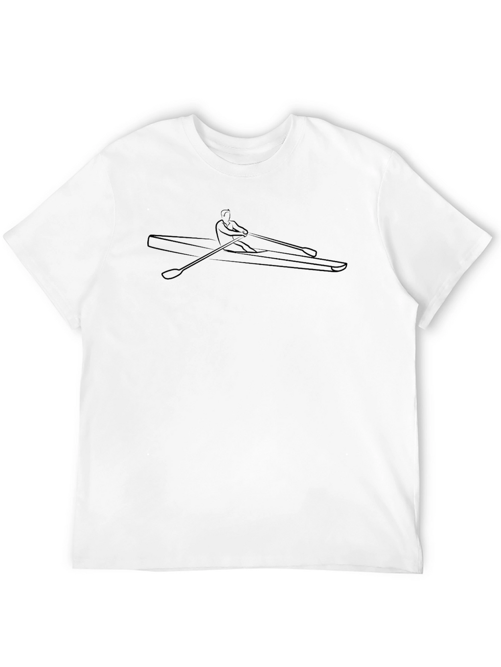Rowing Silhouette Graphic Tee - Athletes Style
