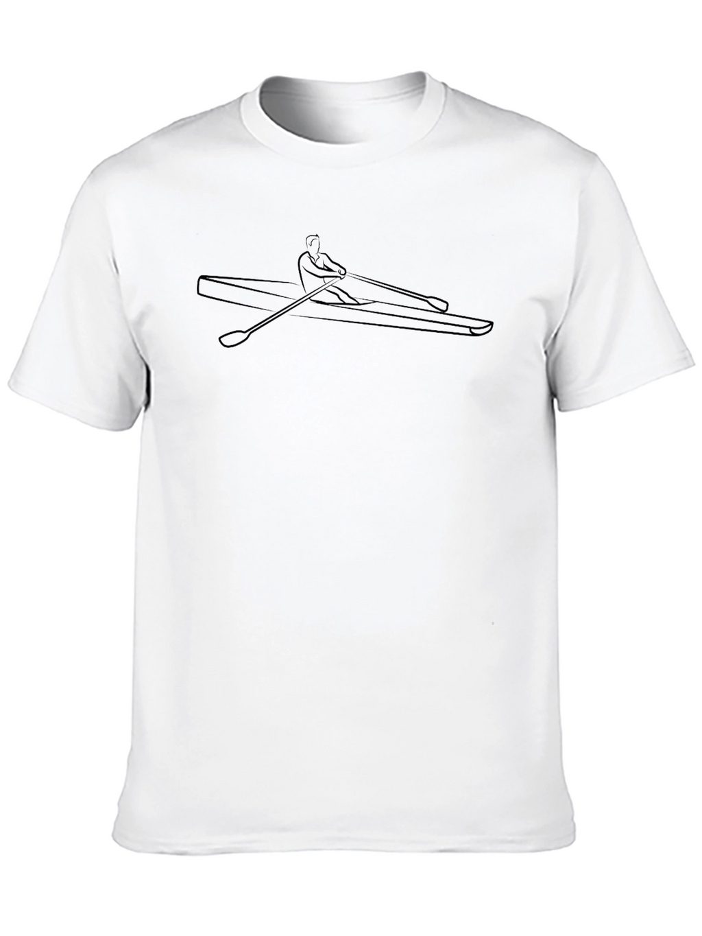 Rowing Silhouette Graphic Tee - Athletes Style