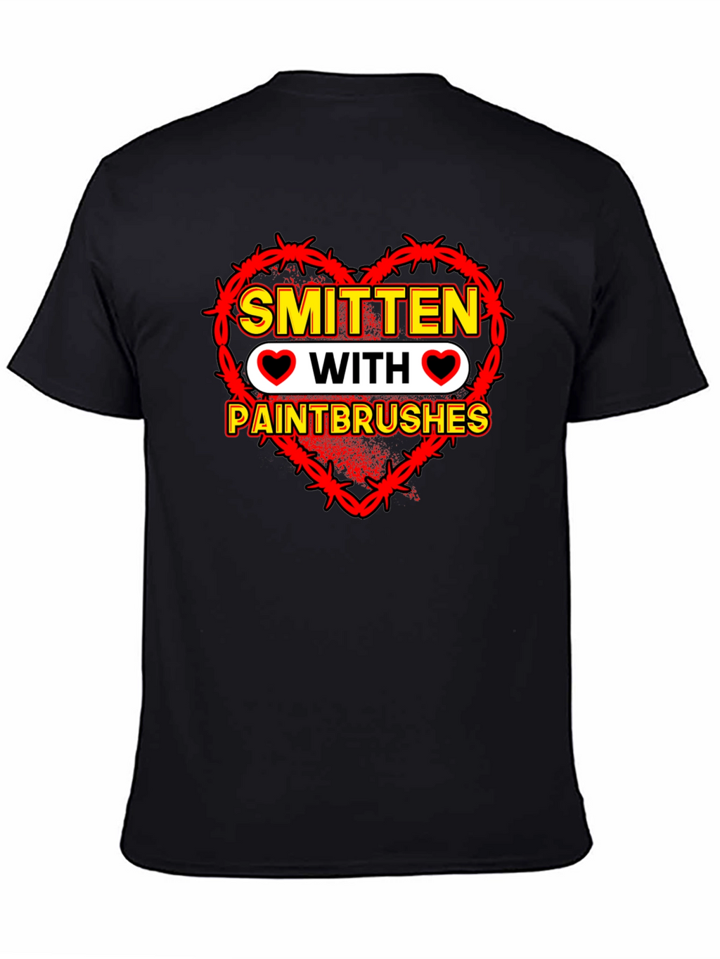Smitten With Paintbrushes Graphic Tee