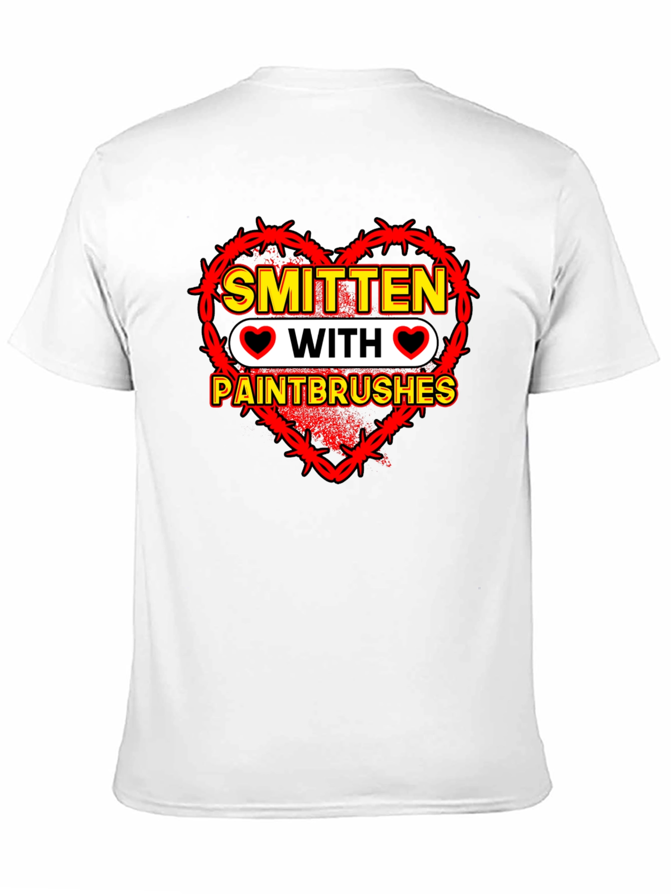 Smitten With Paintbrushes Graphic Tee