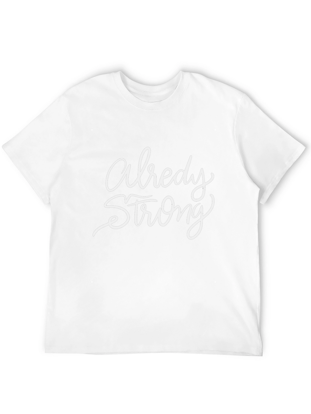 Already Strong Black Graphic Tee