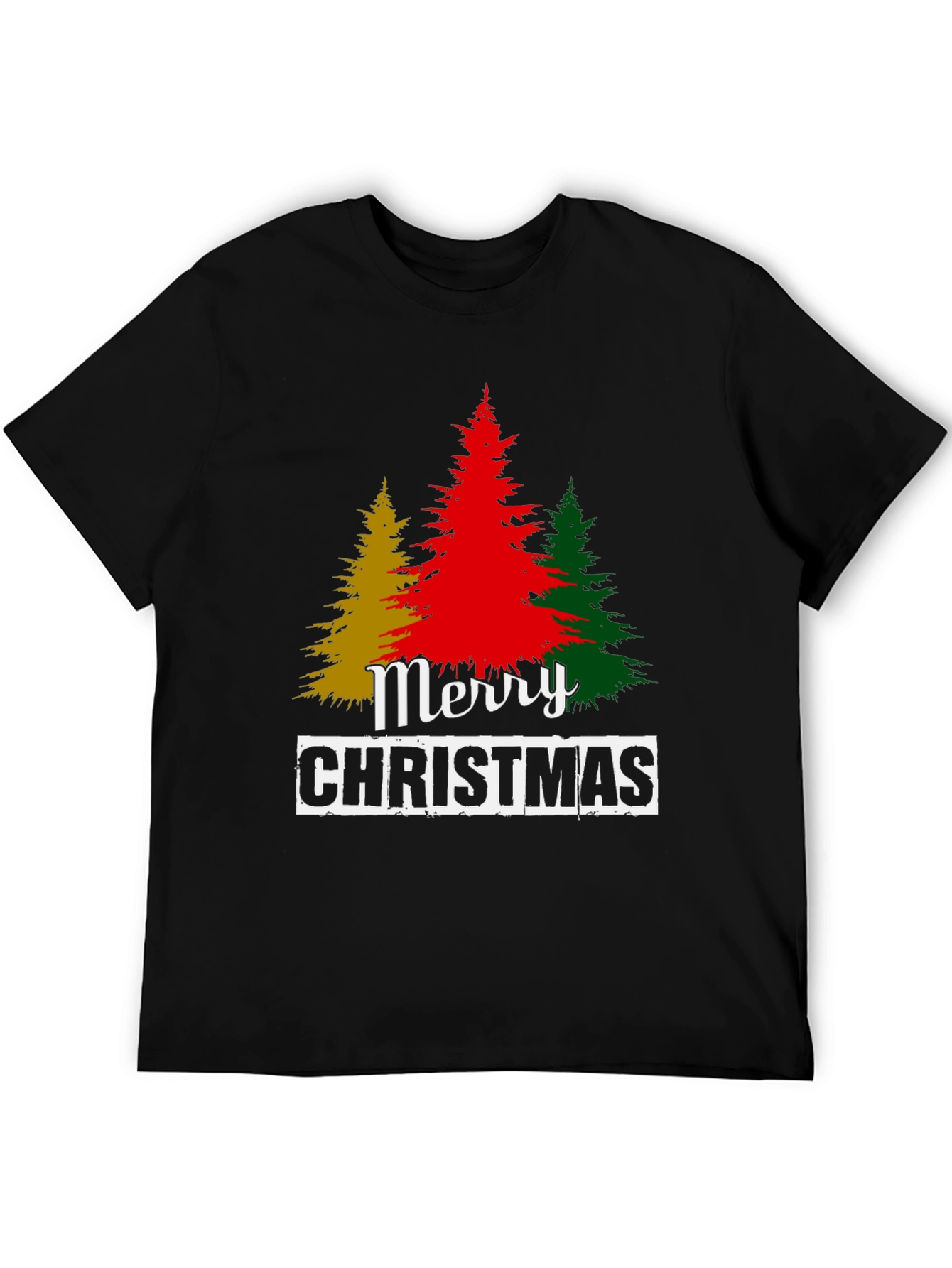 Merry Christmas Tree Graphic Tee