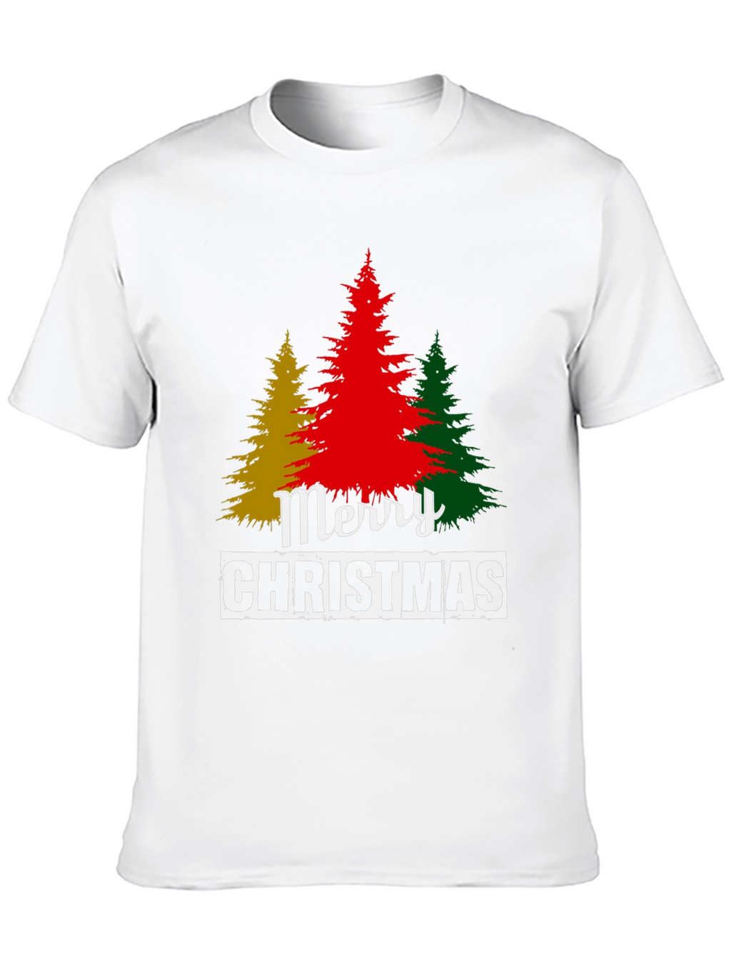 Merry Christmas Tree Graphic Tee