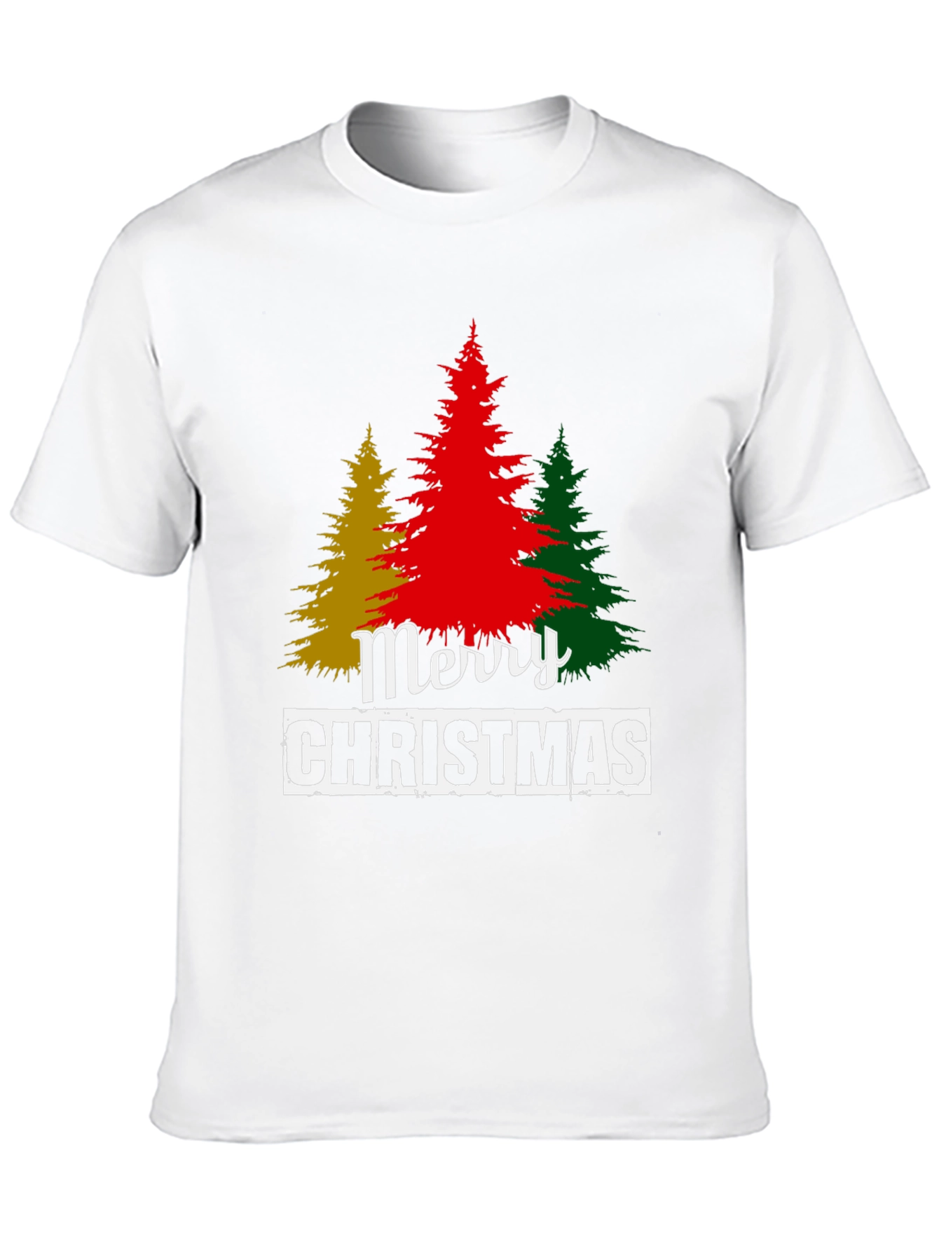 Merry Christmas Tree Graphic Tee