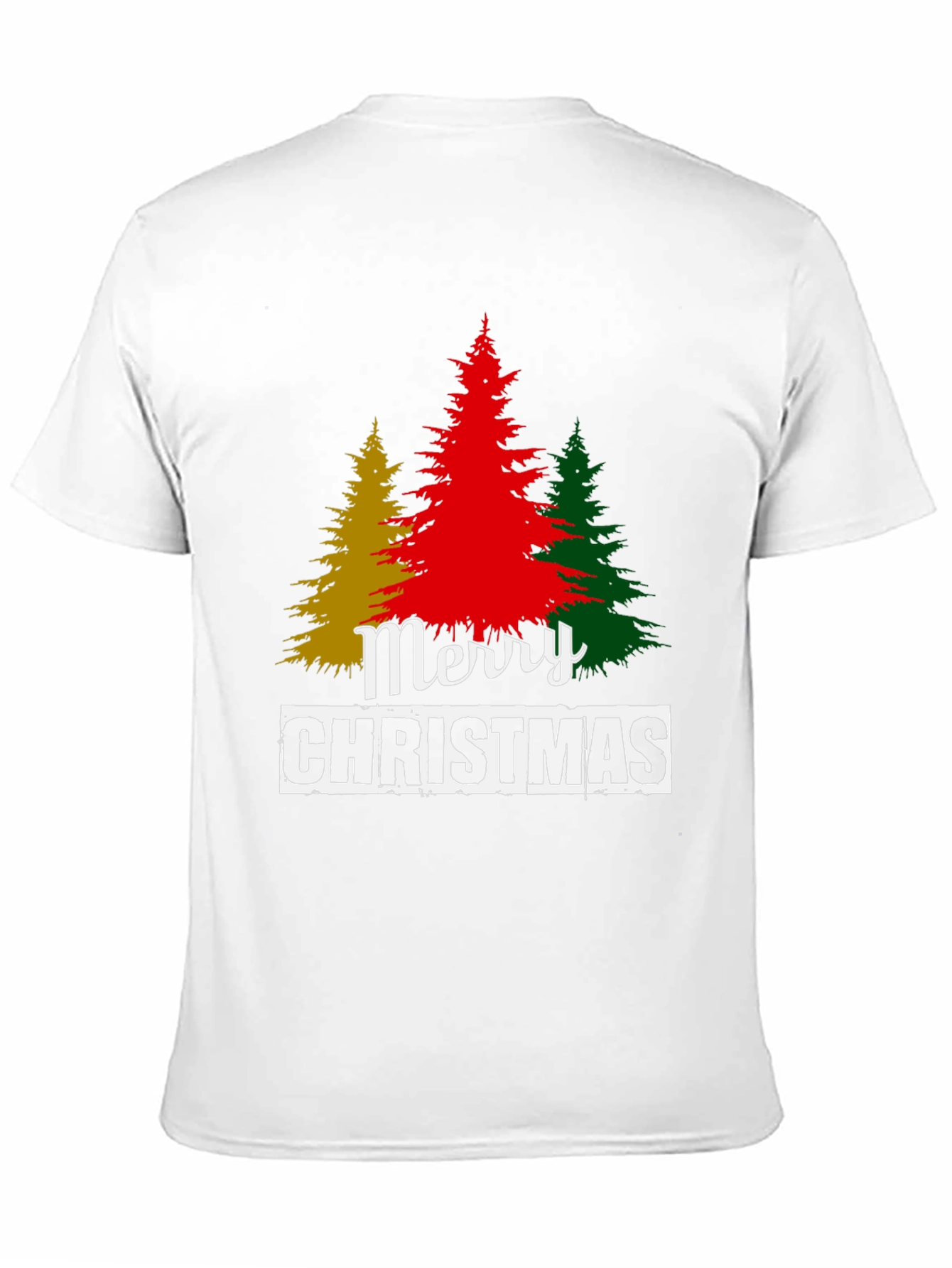 Merry Christmas Tree Graphic Tee