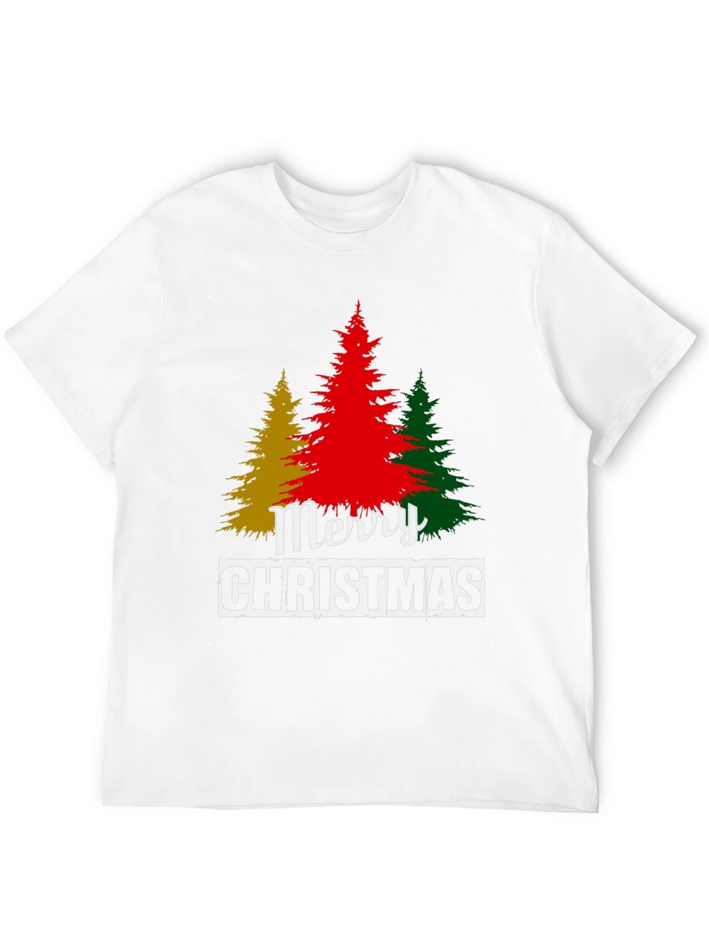 Merry Christmas Tree Graphic Tee