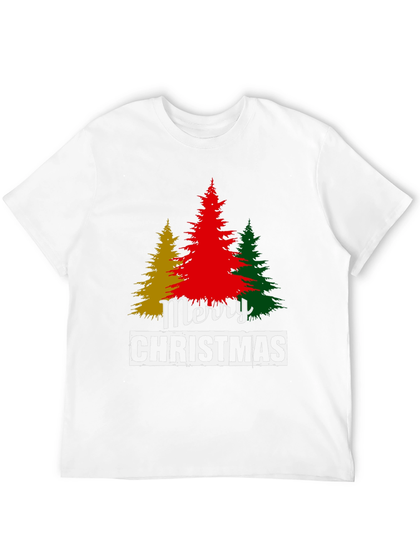 Merry Christmas Tree Graphic Tee