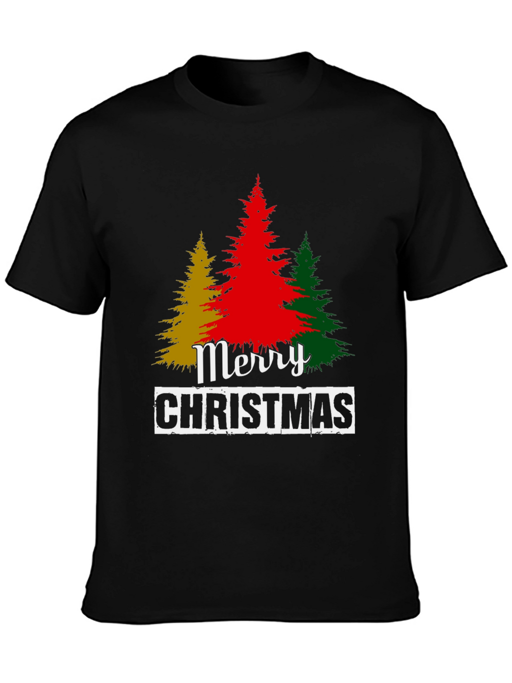 Merry Christmas Tree Graphic Tee