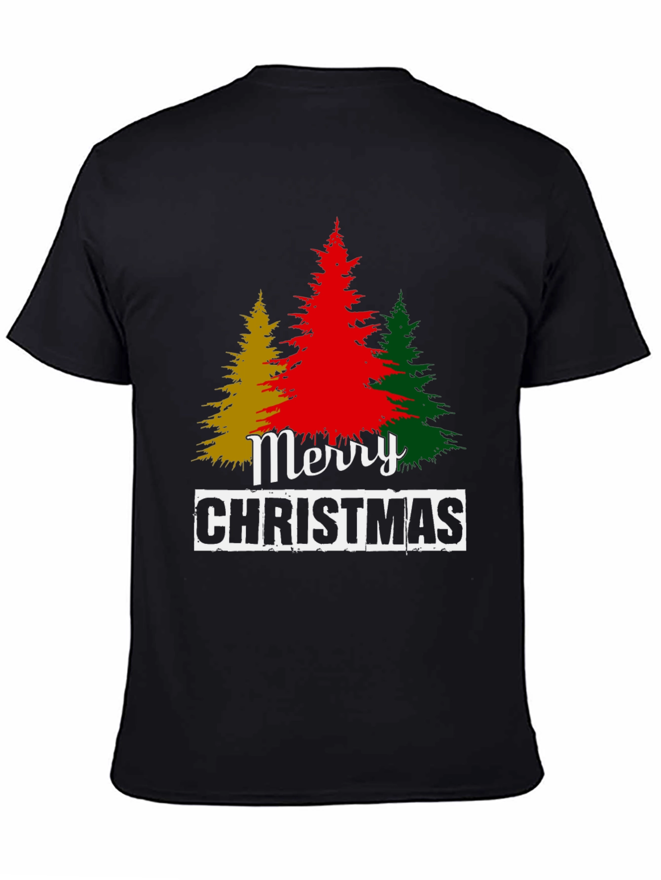 Merry Christmas Tree Graphic Tee