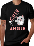 Acute Angle Cat Graphic T-Shirt