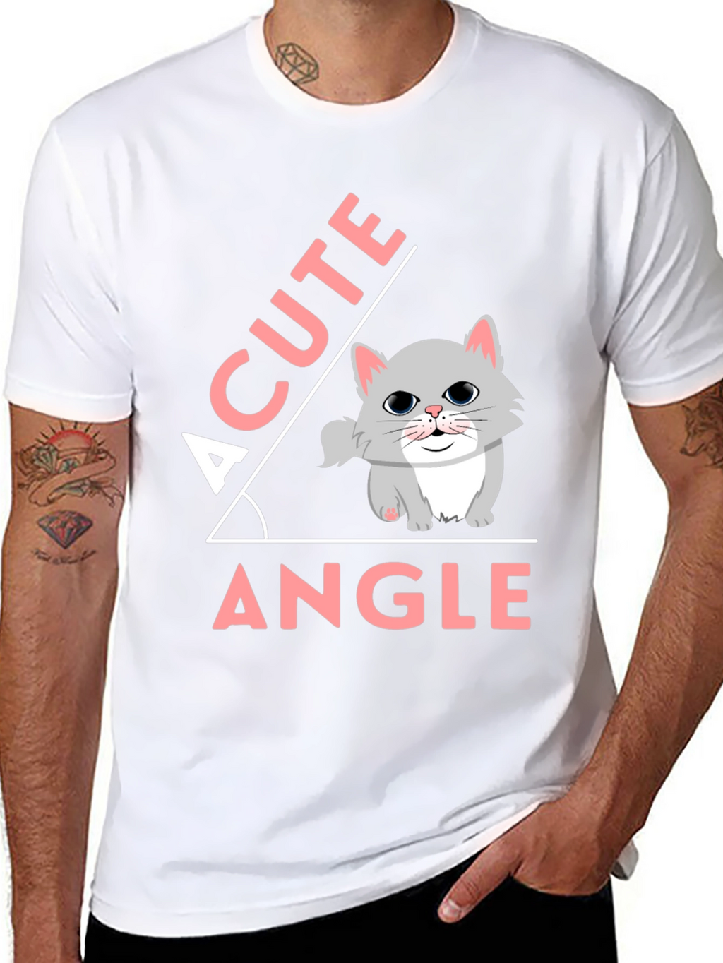 Acute Angle Cat Graphic T-Shirt