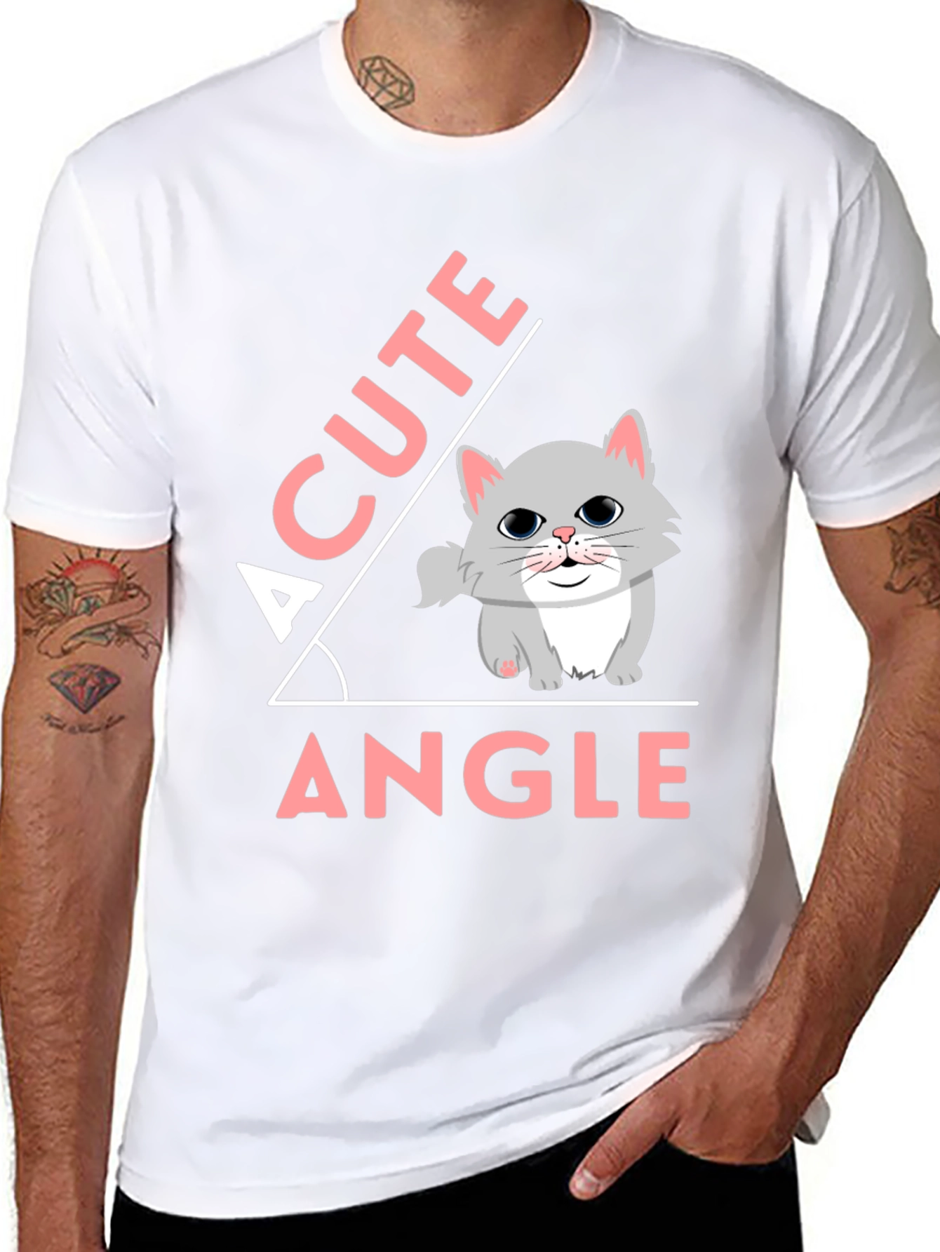 Acute Angle Cat Graphic T-Shirt