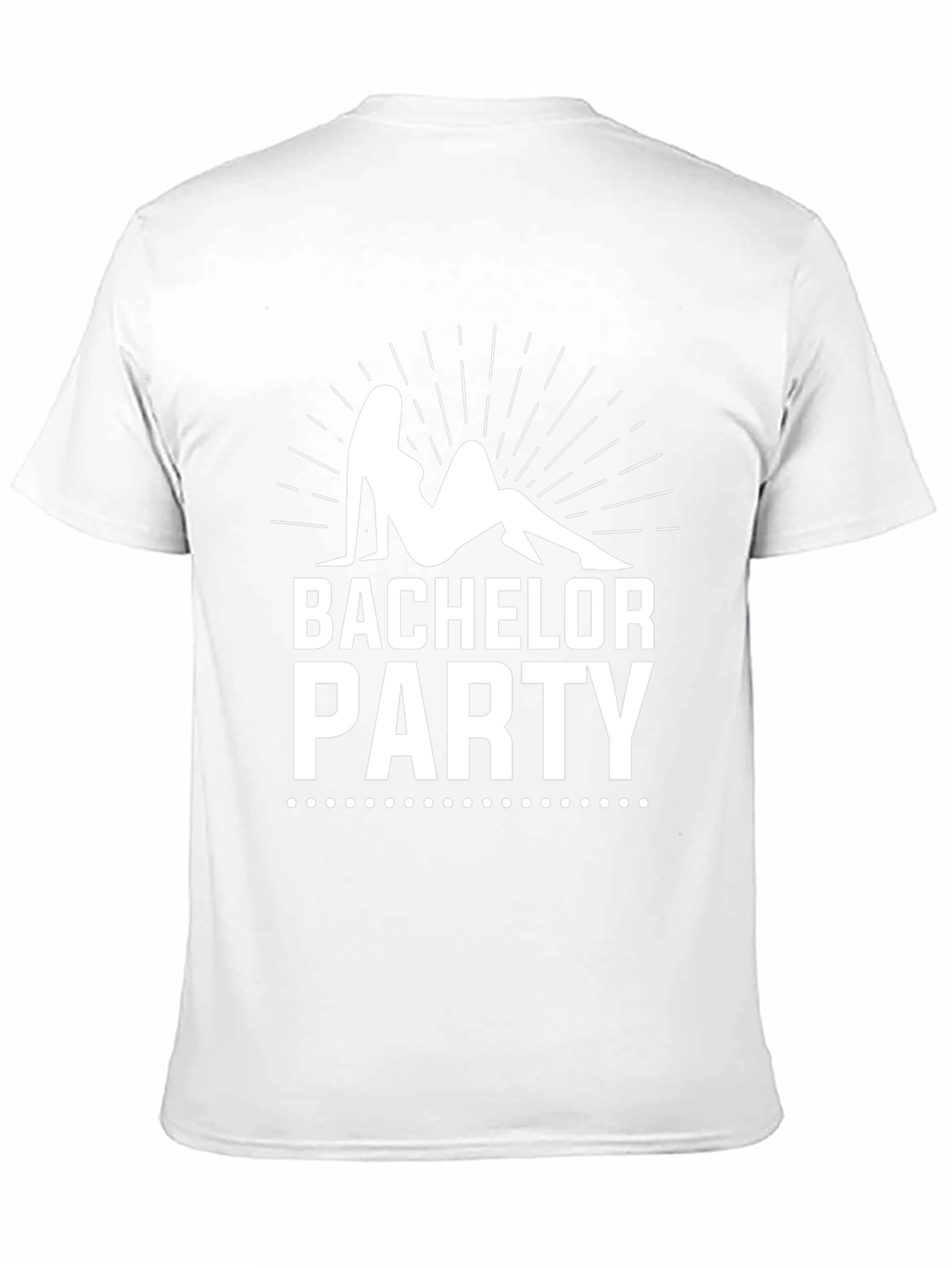 Bachelor Party Graphic Tee - Black Cotton T-Shirt