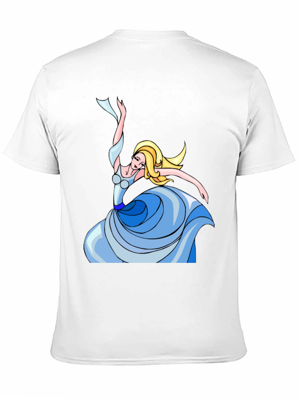 Dancing Princess Graphic Tee - Black Cotton Shirt