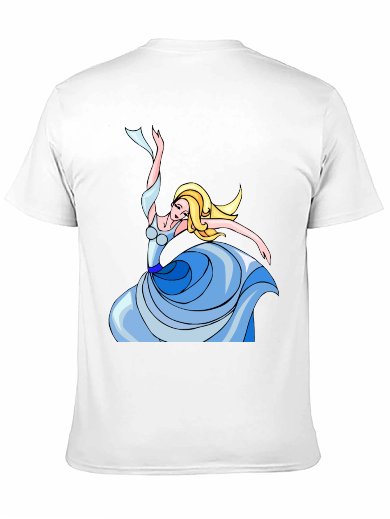 Dancing Princess Graphic Tee - Black Cotton Shirt