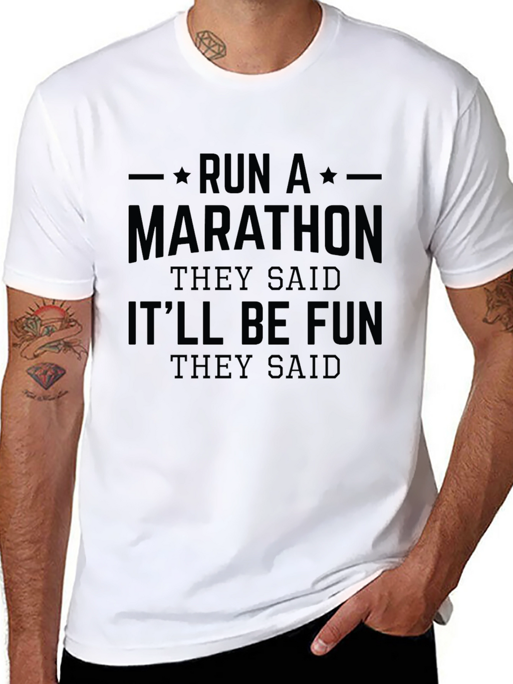 Run a Marathon T-Shirt - Funny Workout Tee
