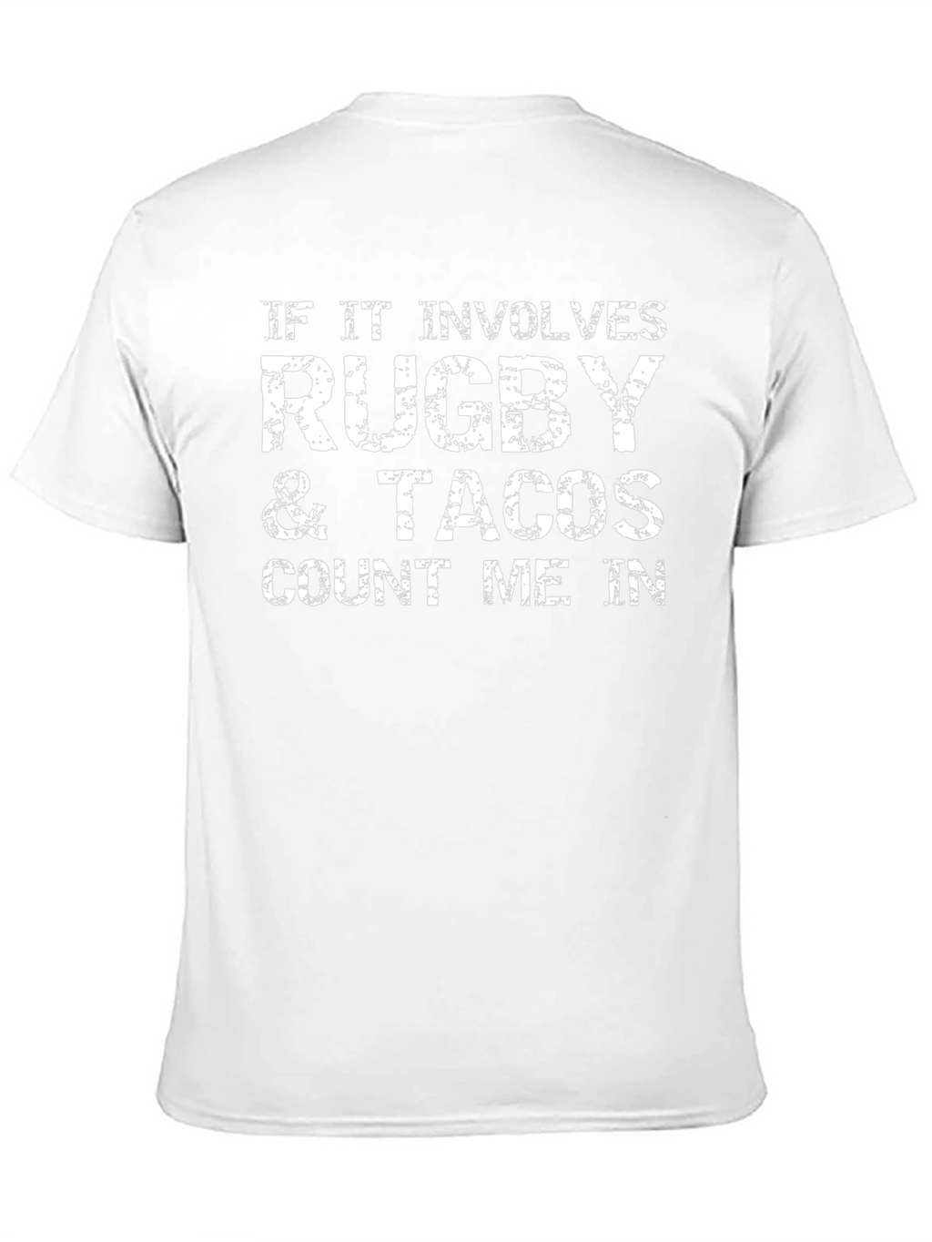Rugby & Tacos Mens Black T-Shirt