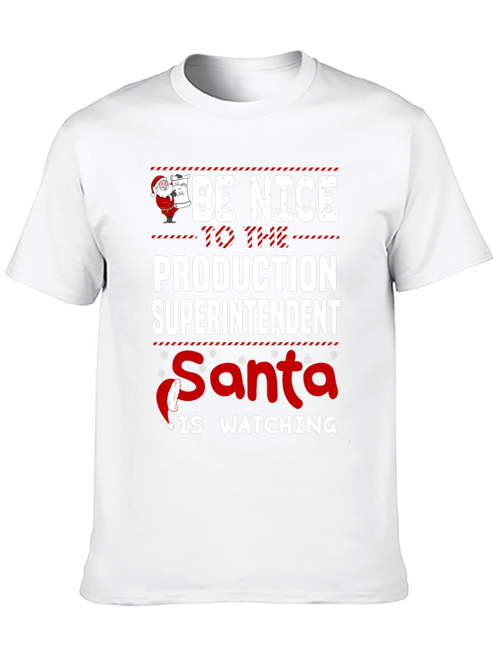Production Superintendent Santa Christmas T-Shirt