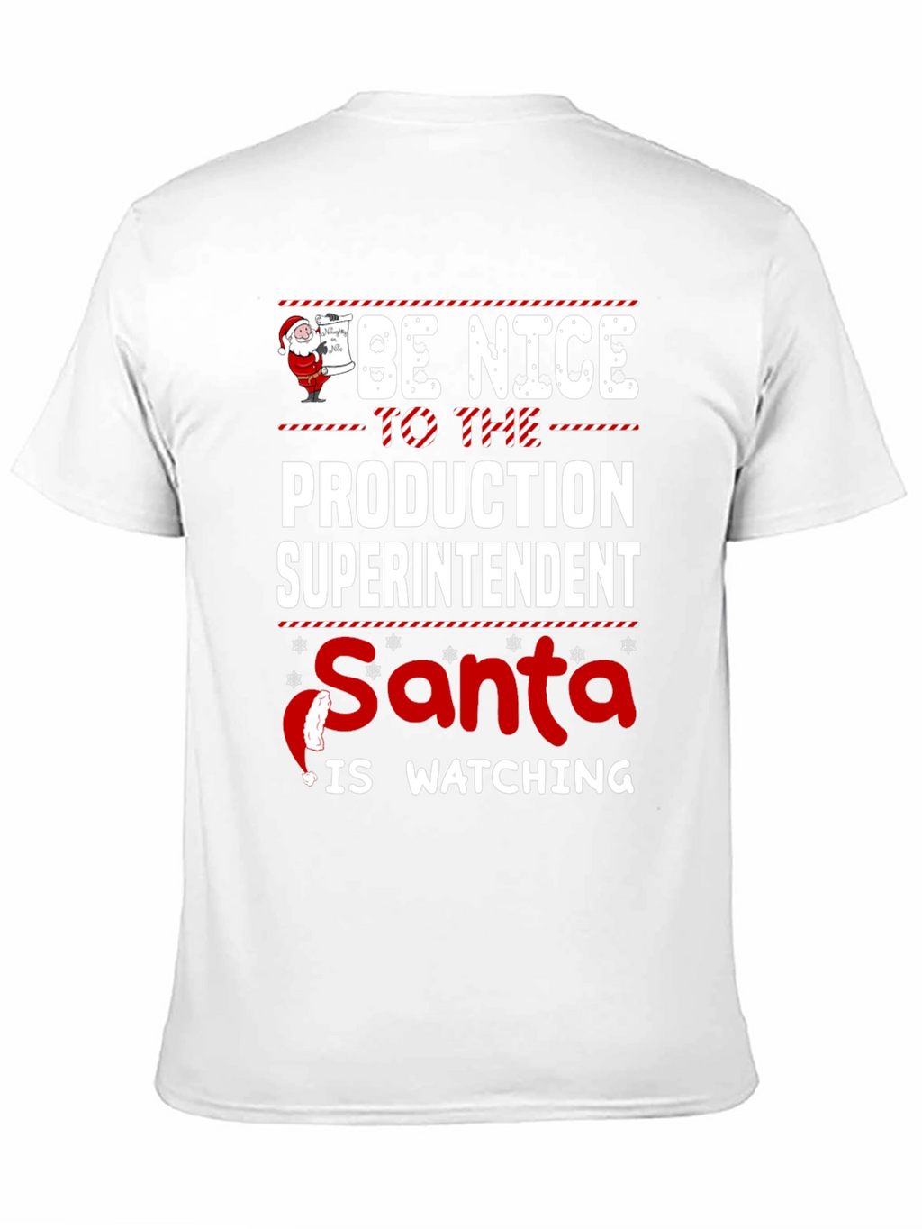 Production Superintendent Santa Christmas T-Shirt