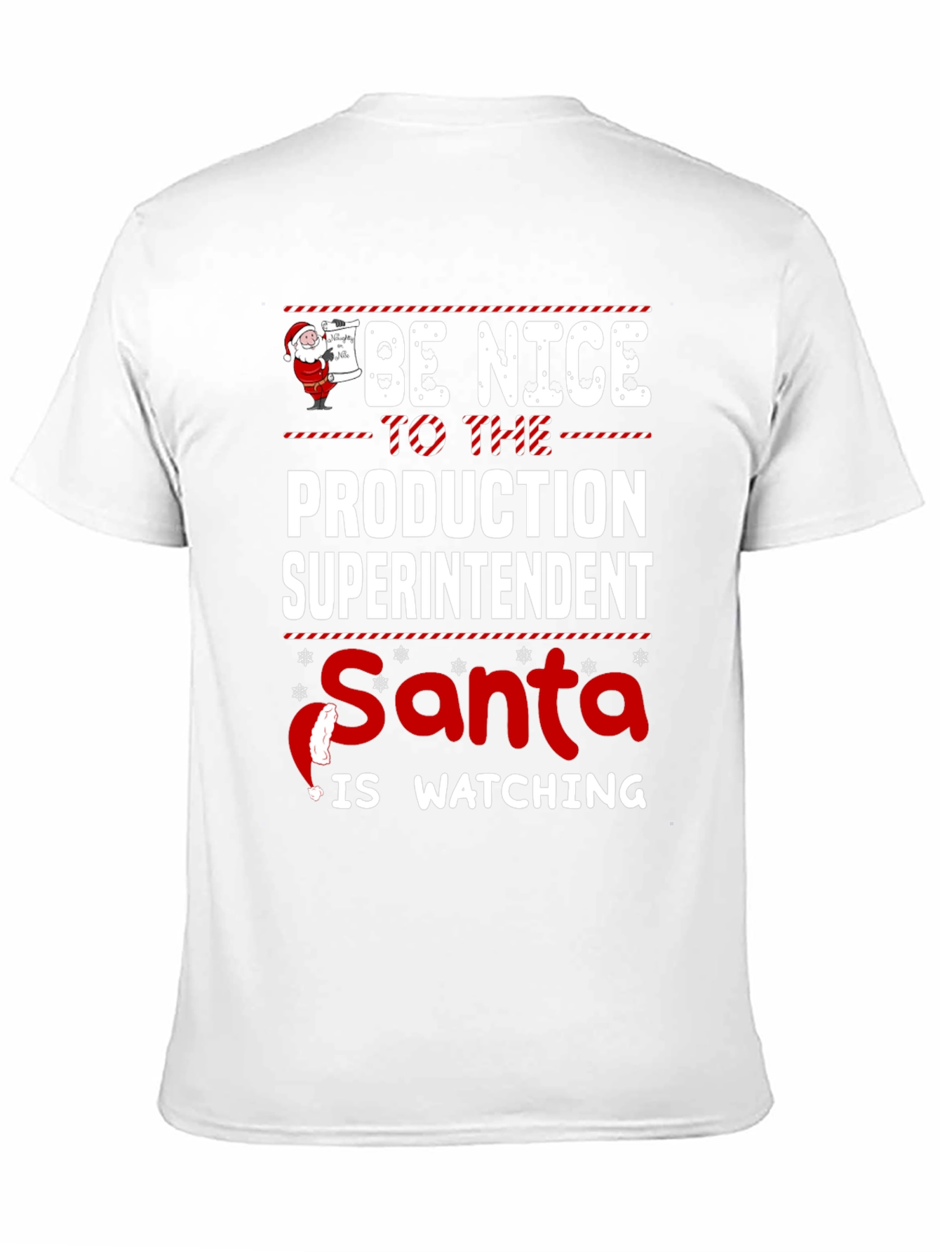 Production Superintendent Santa Christmas T-Shirt