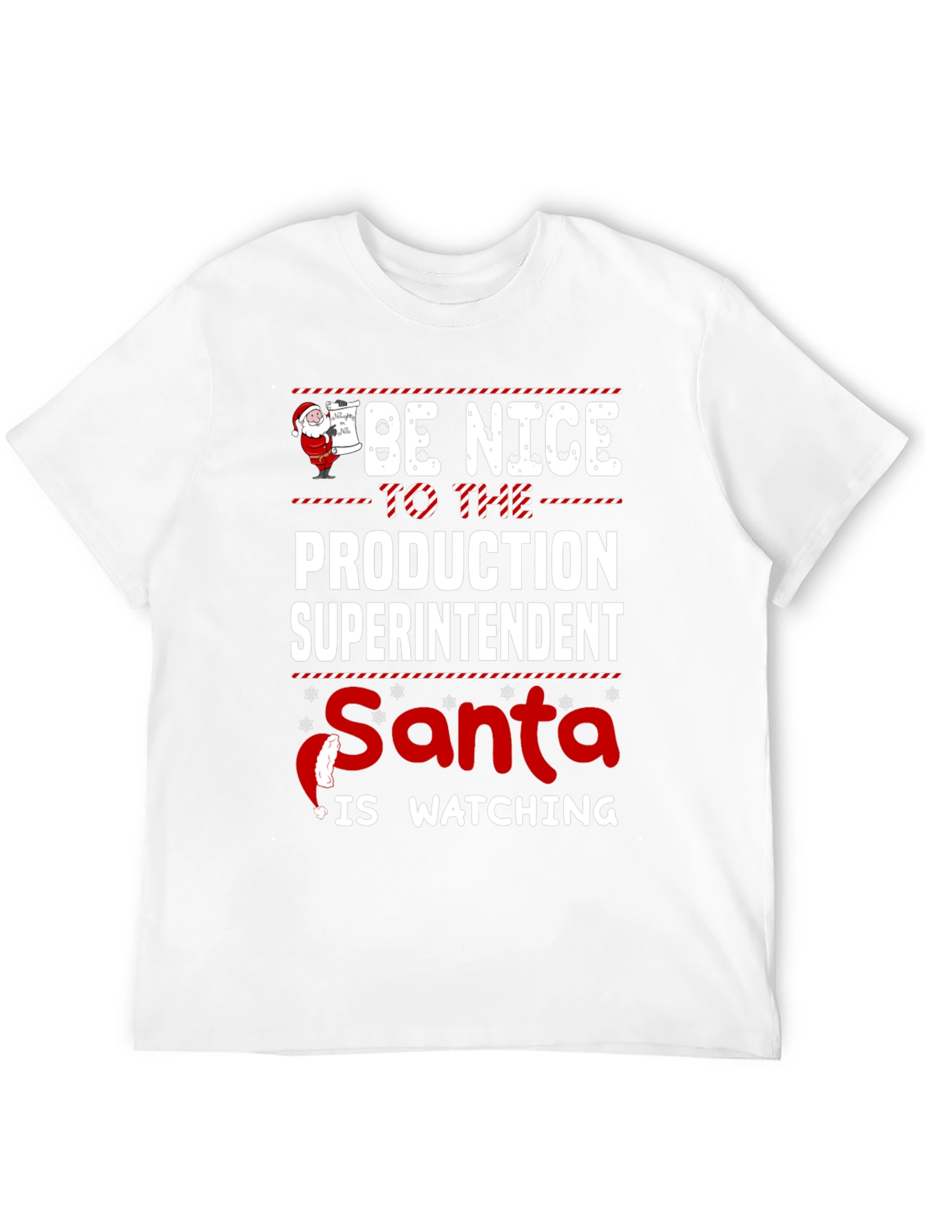 Production Superintendent Santa Christmas T-Shirt
