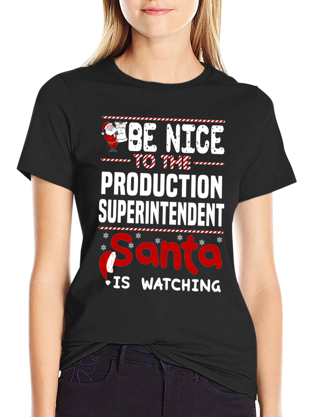Production Superintendent Santa Christmas T-Shirt