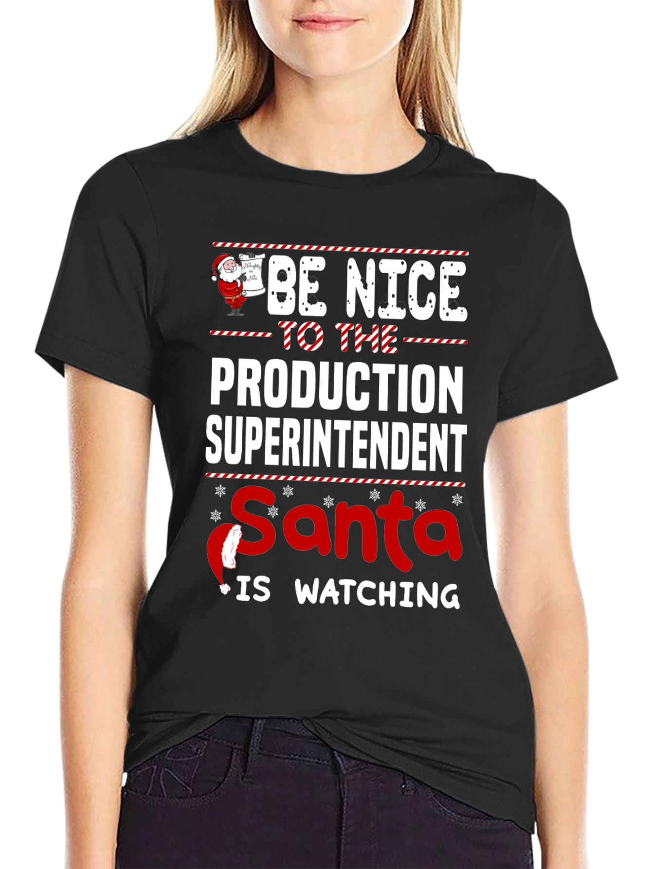 Production Superintendent Santa Christmas T-Shirt