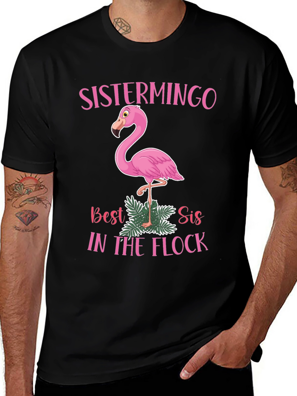 Sistermingo T-Shirt - Best Sis In The Flock