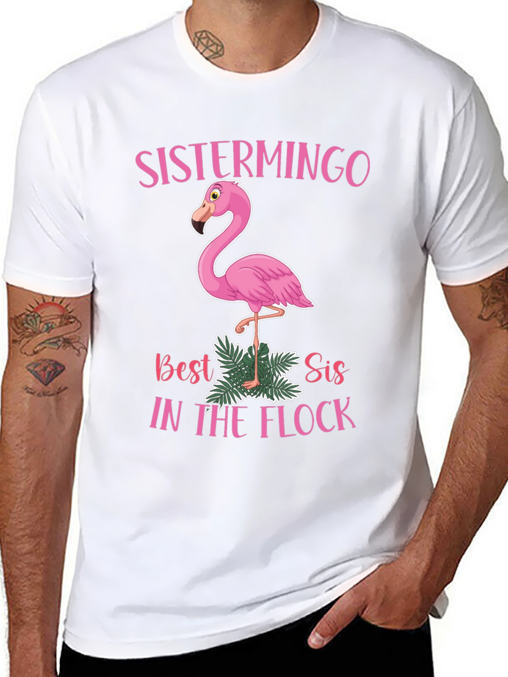 Sistermingo T-Shirt - Best Sis In The Flock