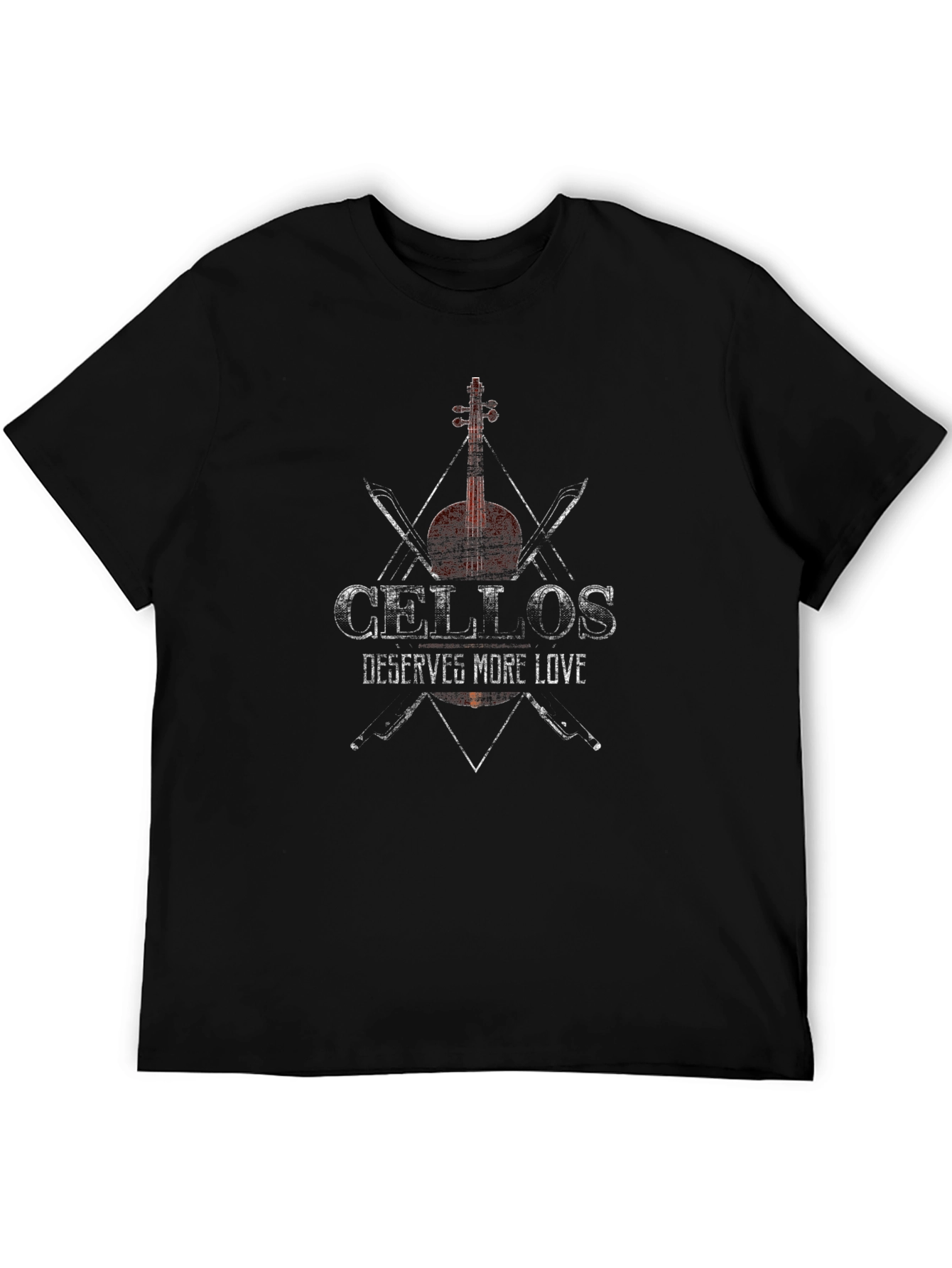 Cellos Deserve More Love T-Shirt - Music Lover Tee