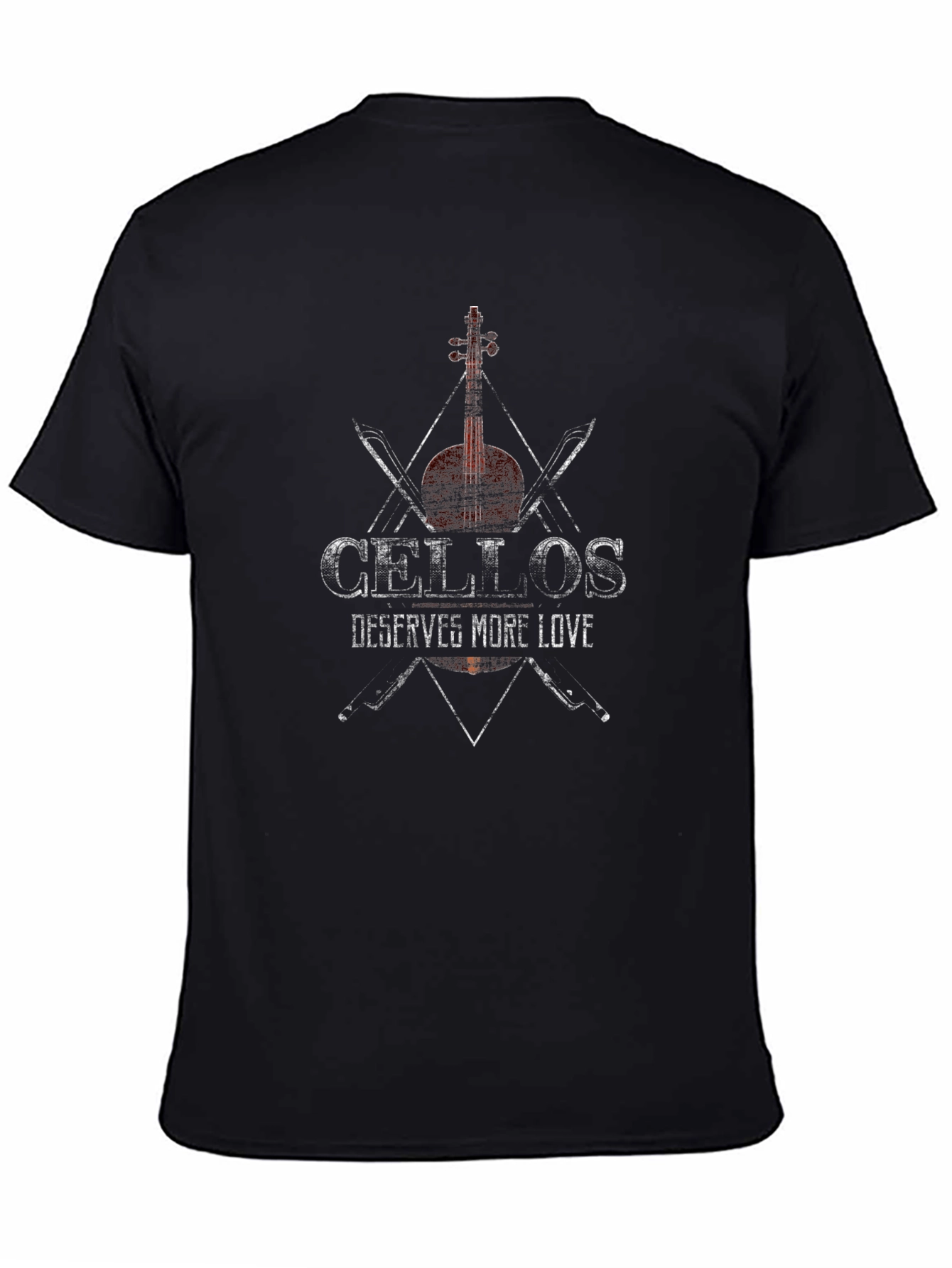 Cellos Deserve More Love T-Shirt - Music Lover Tee