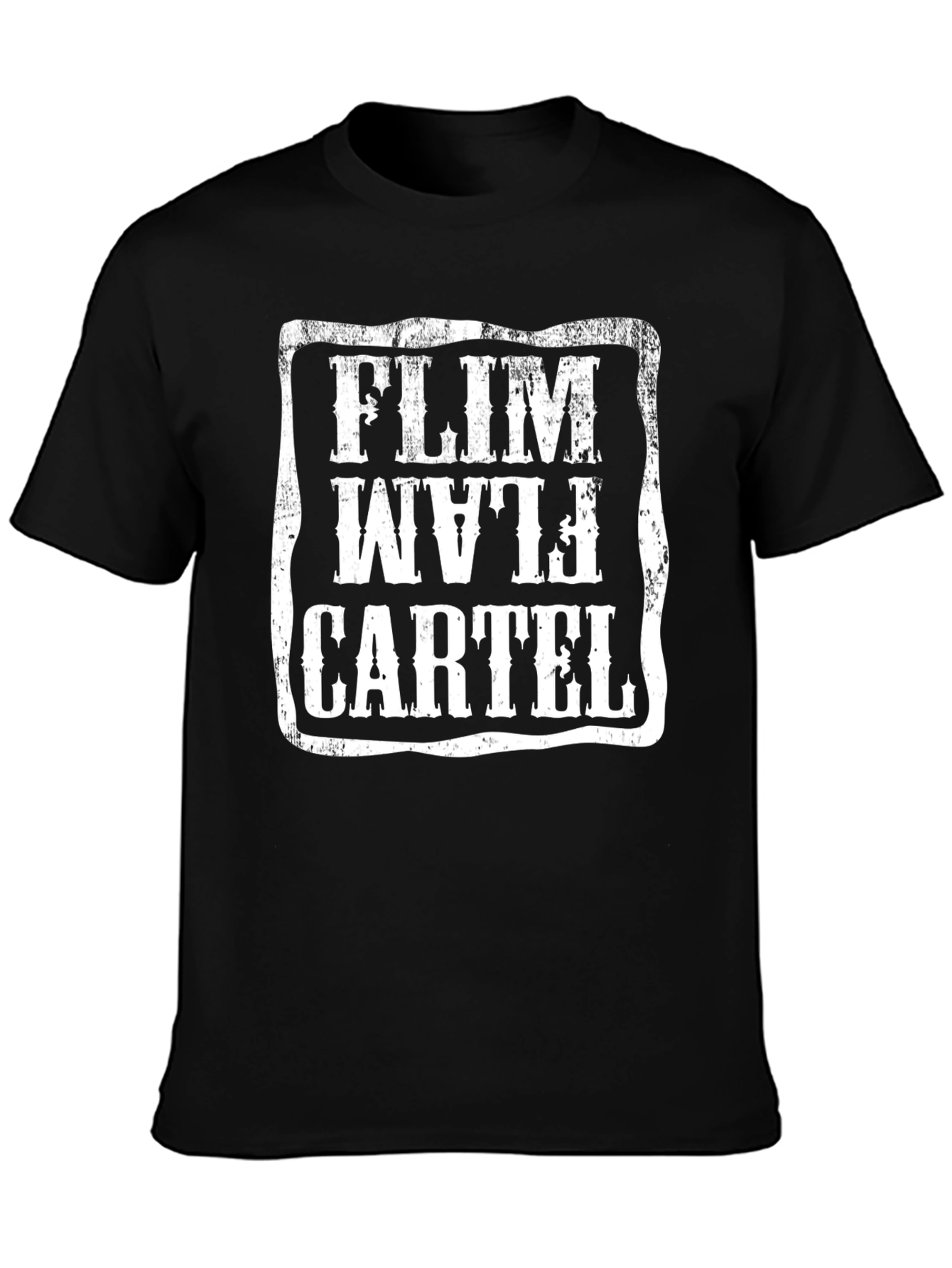 Flim Flam Cartel Graphic T-Shirt - Black