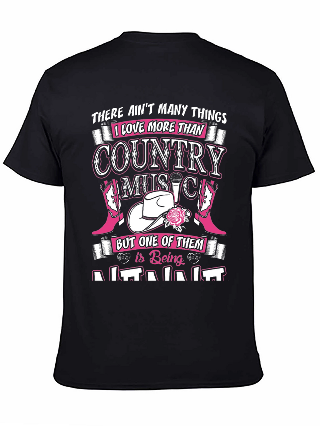 Country Music Nana T-Shirt - Graphic Tee