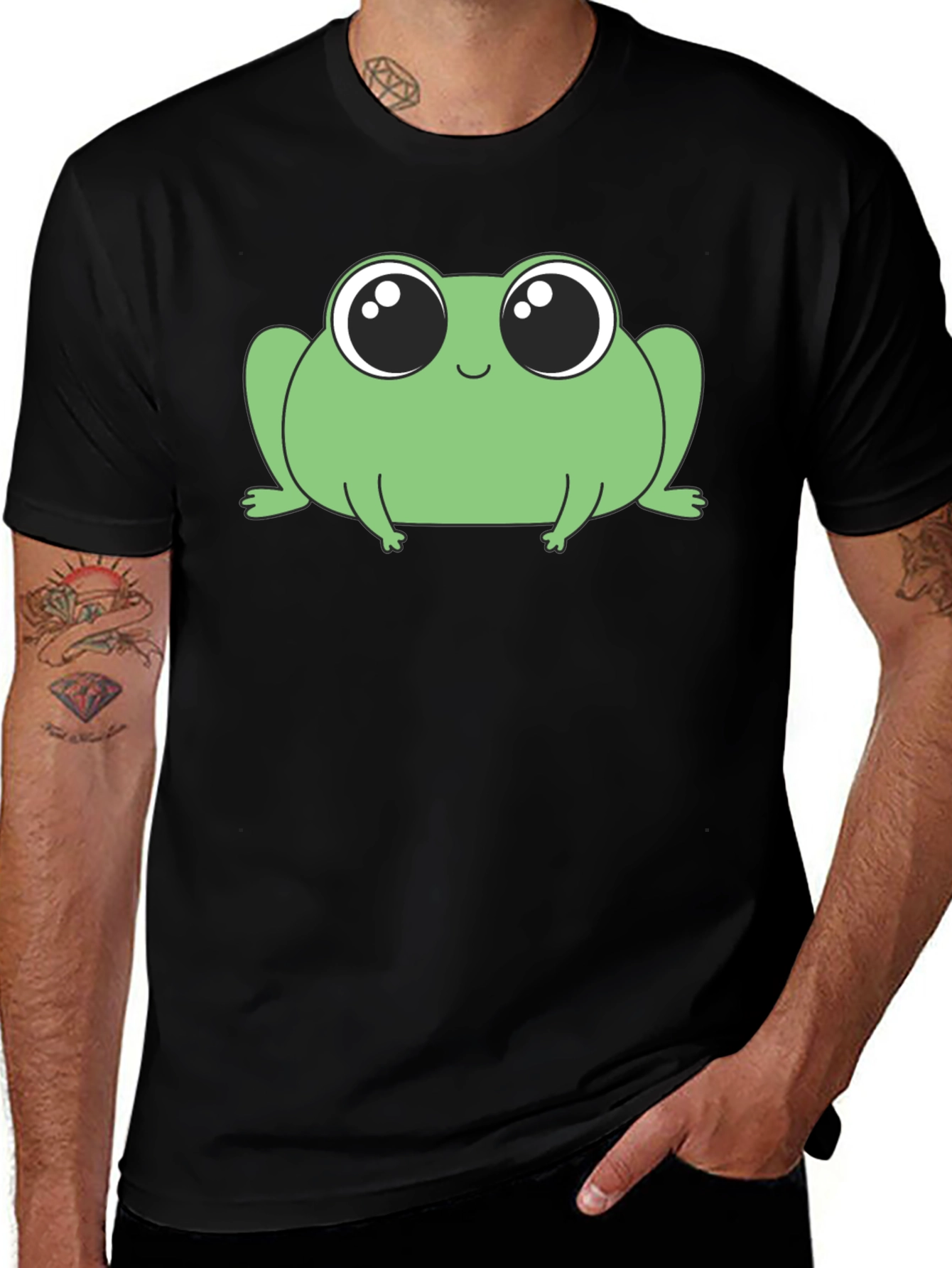 Cute Frog Graphic T-Shirt - Soft Cotton Blend