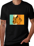 Retro Owl Graphic Tee - Stylish Mens T-Shirt