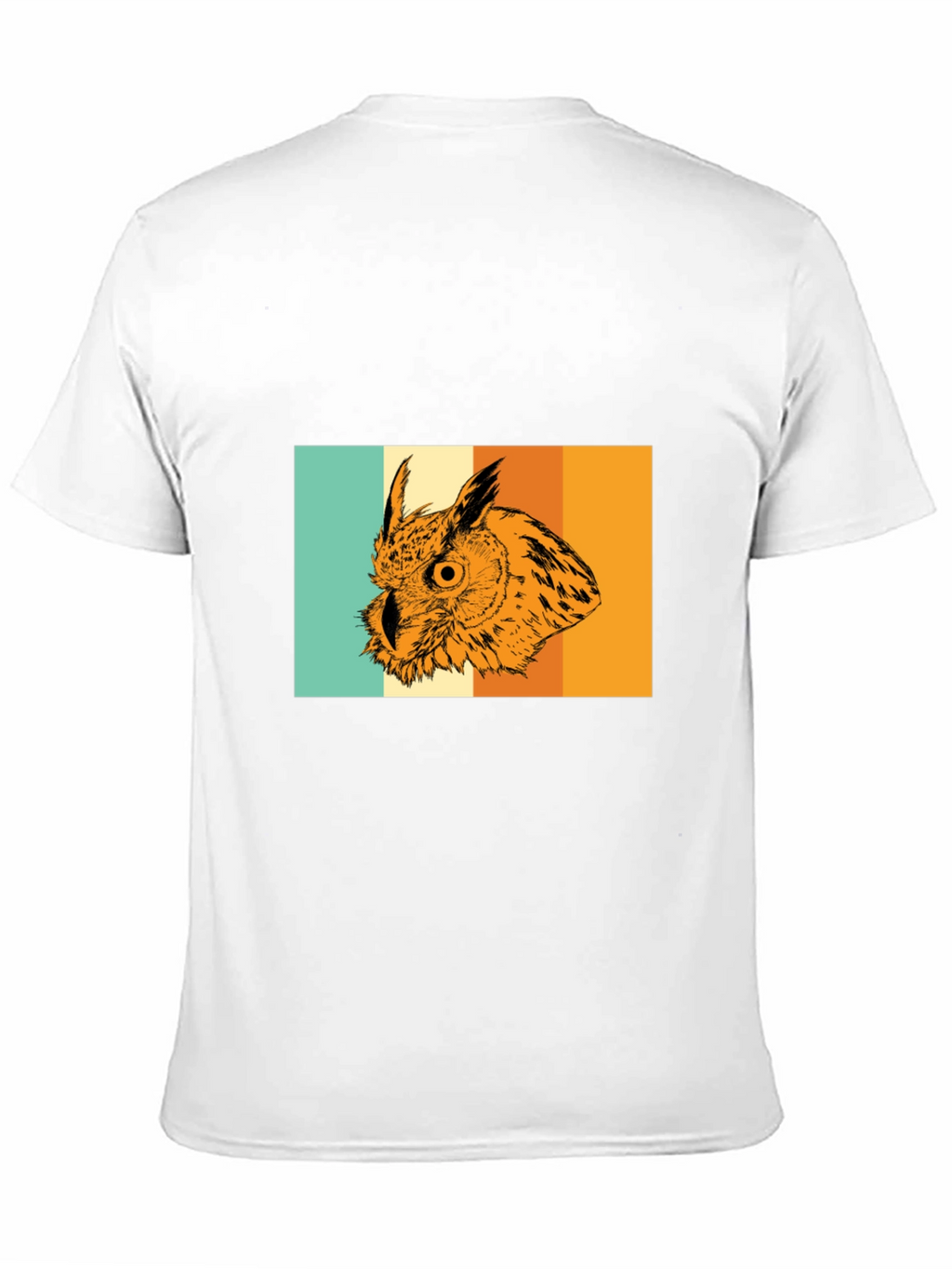 Retro Owl Graphic Tee - Stylish Mens T-Shirt