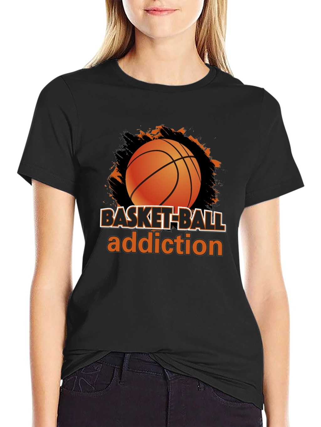 Basketball Addiction T-Shirt - Sports Fan Apparel