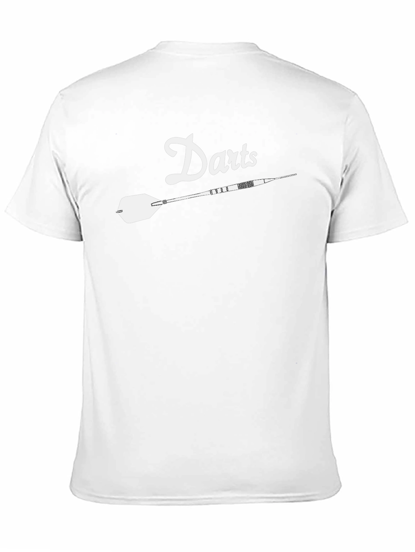 Darts Graphic Tee - Stylish Black Dart Shirt
