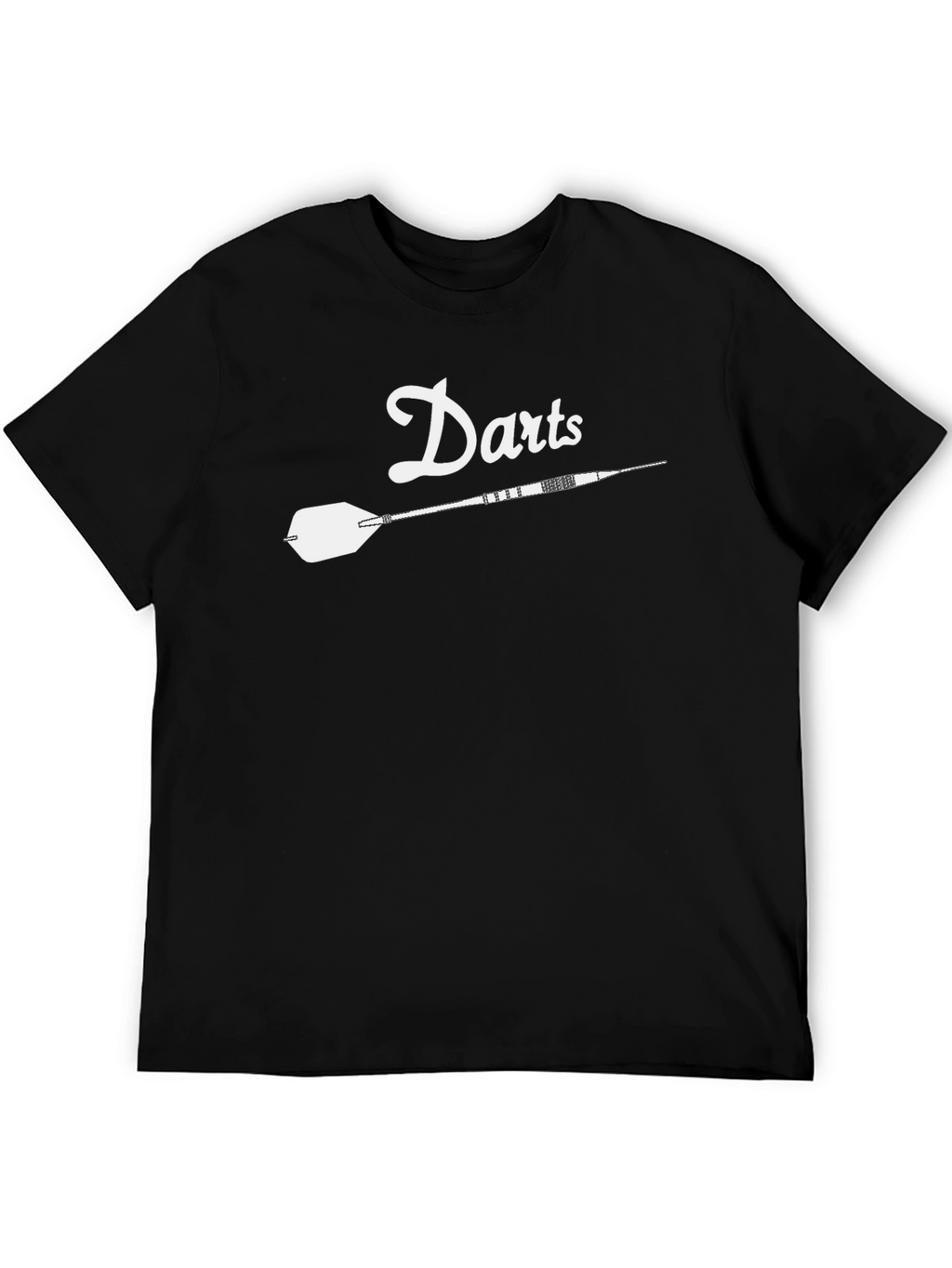Darts Graphic Tee - Stylish Black Dart Shirt