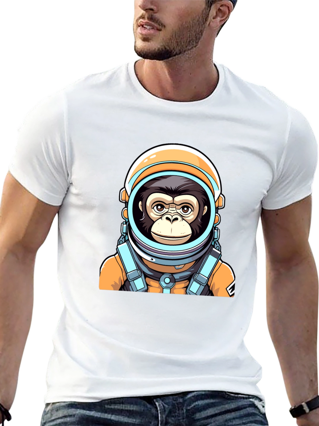 Ape Astronaut Graphic T-Shirt