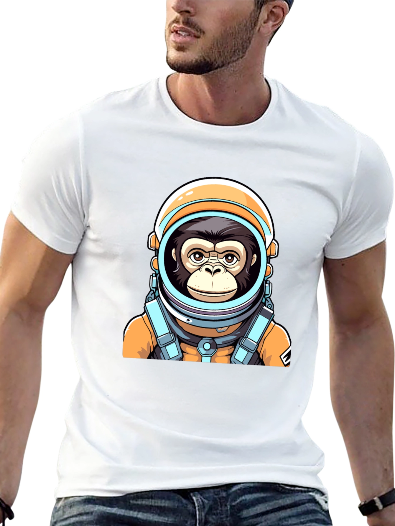 Ape Astronaut Graphic T-Shirt