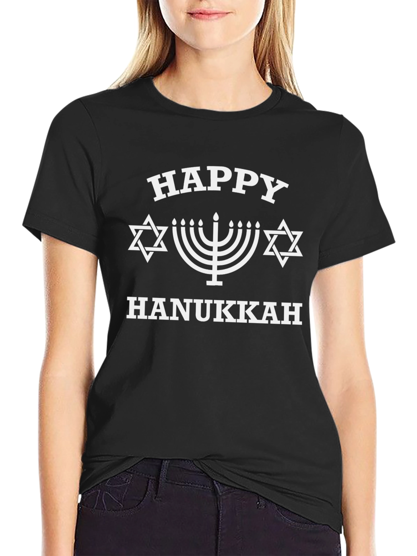 Happy Hanukkah Graphic T-Shirt Holiday Tee