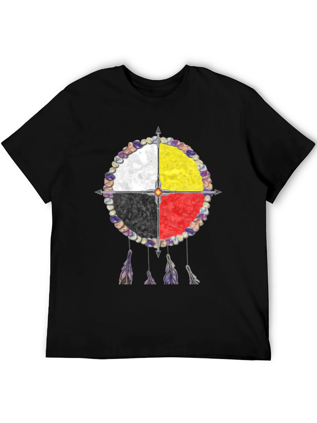 Medicine Wheel T-Shirt: Native American Wisdom